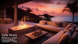 Relaxing Bossa Nova & Jazz Piano Music - Calming Seaside Cafe Ambience for Good Mood