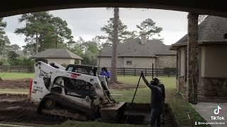 Pool Excavation - Luxury Backyard - Tomball, TX - Envy Exteriors