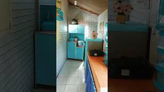 Dapur sederhana didesa//dapur minimalis//dapur biru sederhana//dapur sempit//dapur bersih//dapur