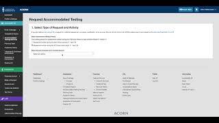 Accommodated Testing Services - How to Request an Accommodated Test During the ATS Exam Period