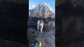 speeding along the walls of Lauterbrunnen  #mountains #adrenaline #nature #winter #basejump