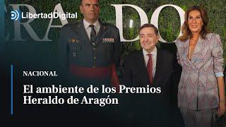 El ambiente de los Premios Heraldo de Aragón en los que ha sido premiado Federico Jiménez Losantos