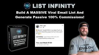 List Infinity Review 2022 | Earn $100-$300 Daily | Build An Email List & Generate 100% Commissions!