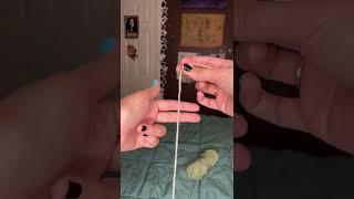 How to tie a slipknot for crocheting #crochet #crafting