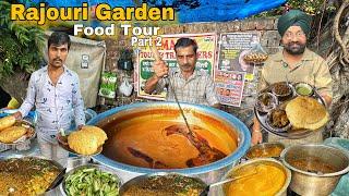 Top 5 Famous street food in Rajouri garden  | Chole bathure  , rajma chawal , luchi , Tandoori rice