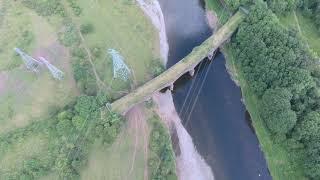 Autel Evo Drone 4k Carlisle River Eden bubbly and old north bridge