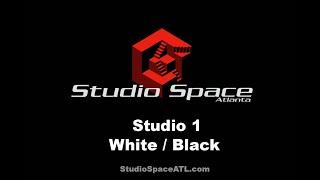 Studio Space Atlanta - Studio 1 rental - White and Black Cyc Soundstage