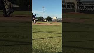 3 pitch strikeout against Trinity Baptist College