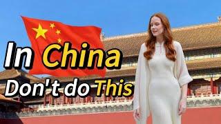 10 things not to do in China