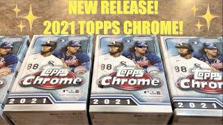 NEW RELEASE!  2021 TOPPS CHROME BASEBALL BLASTER BOXES!