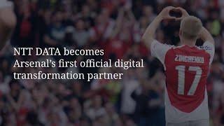 NTT DATA becomes Arsenal’s first Official Digital Transformation Partner