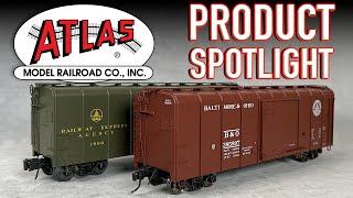 O Scale Wagon Top 40' Boxcar Atlas Master Product Spotlight