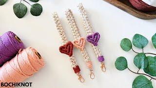 Wear Your Heart on Your Wrist!  Macrame Wristlet Tutorial