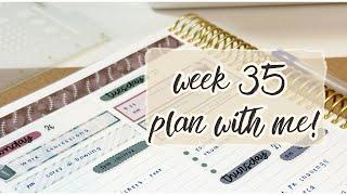 Week 35 plan with me | PlannerKate Game Time!