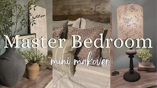 2025 Primary Bedroom Mini Makeover & Decorate With Me | Spring Refresh