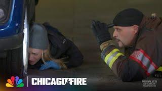 Cruz and Squad 3 Rescue a Man Trapped Under a Car | Chicago Fire | NBC