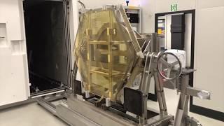 Experiment on TMT Prototype Surface Polishing by Ion Beam Figuring (IBF) Process - Timelapse video