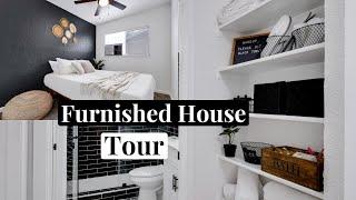 FURNISHED HOUSE TOUR:  AIRBNB EDITION I FULLY RENOVATED INVESTMENT PROPERTY