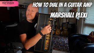 Dialing In A Marshall Plexi -  Marshall Studio Vintage SV20