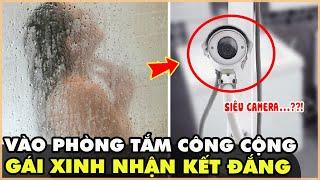 Gái Xinh Đang Tắm Thì Hét Lớn Khi Thấy Vật Quay Lén Trên Cửa | Độc Lạ Phòng Tắm Công Cộng