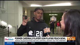 Former Arizona Cardinals player's son playing Peach Bowl