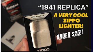 Zippo 1941 Replica Lighter-Best Gift (Under $25) Unboxing & Demo