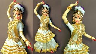 Mohiniattam Doll | Newspaper Doll Making | DIY | How To Make | Creative Craft By Punekar Sneha