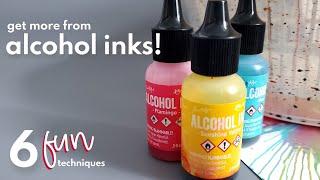 amazing ALCOHOL INK techniques you need to TRY RIGHT NOW!