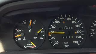 W126 380 SE Full Acceleration 0-100 km/h