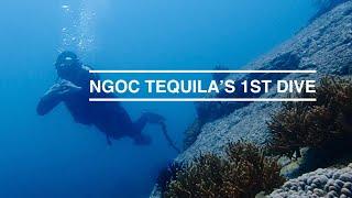 Ngoc Tequila | Lần đầu đi lặn khám phá thế giới 18m dưới đại dương | 1st dive to discover the ocean