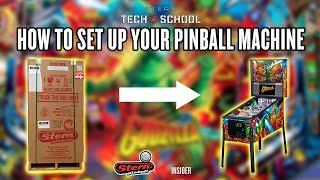 Stern Tech School: How To Set Up Your New Stern Pinball Machine