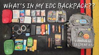 EDC Backpack - What's in my everyday carry backpack? Vanquest Trident 21 Tour