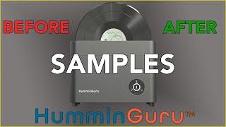 HumminGuru Ultrasonic Record Cleaning Machine Test - Before / After Audio Samples - Vinyl