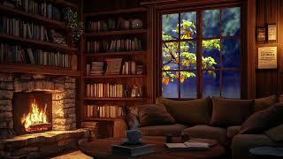 Cozy Forest Cabin in the Rain   Relaxing Nature Sounds ️ #rain #relax #calmrain