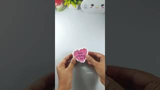 DIY mother's day gift box using cardboard #artshorts #mothersday