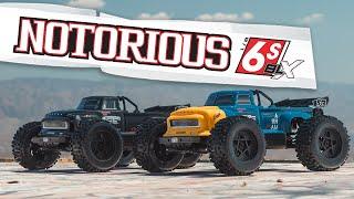 @ARRMARC NOTORIOUS 6S BLX RTR // EXTREME STUNTS, RETRO STYLE [ARA8611V6]