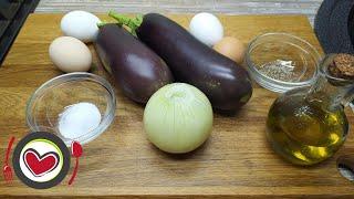 The easiest eggplant recipe. A simple recipe for eggplant in a pan