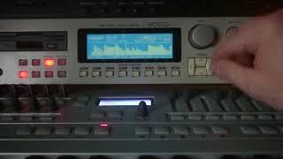 AKAI S3000XL: chopping samples, simple drum kit