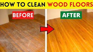 How to Clean Hardwood Floors & Make them Shine Naturally With Vinegar | House keeper