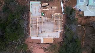 New Home Framing Drone Video