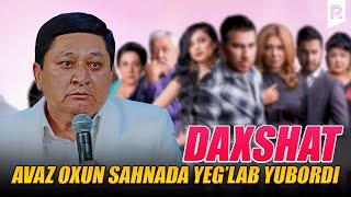 DAXSHAT!!! Avaz Oxun sahnada yeg'lab yubordi