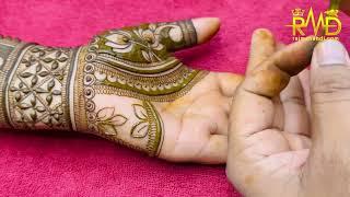 New Front Hand Mehndi Design | Full Hand Mehandi Design | Simple Bridal Mehendi Design #viralvideo