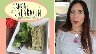 ZUCCHINI| CANOAS DE CALABACIN RELLENO CON QUESO RICOTTA Y NUECES| RECETAS LILY