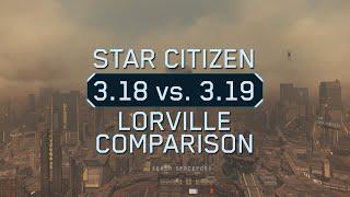 Star Citizen - Lorville Cityscape Comparison