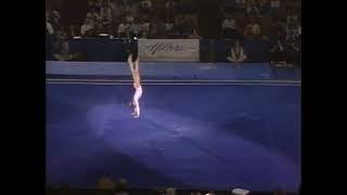 1992 Hilton Superstars of Gymnastics   Hilary Grivich USA FX