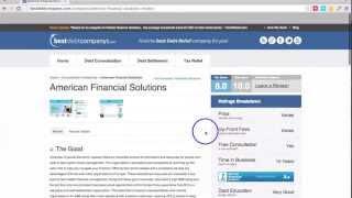 American Financial Solutions Review