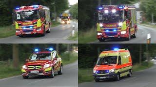 [E57 Alarm/Neufahrzeuge im Doppelpack] Einsatzfahrten Feuerwehr Wildeshausen+ SEG RTW MHD