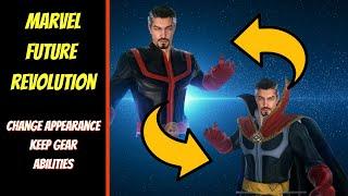 How to Change Appearance, but keep Gear Abilities - Marvel Future Revolution