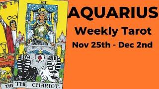 Aquarius: An Amazing Revival As Light And Magic Grace Your Life Once Again!Nov 25th – Dec 2nd TAROT