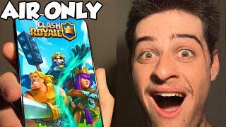 Beating Clash Royale With Only Flying Cards